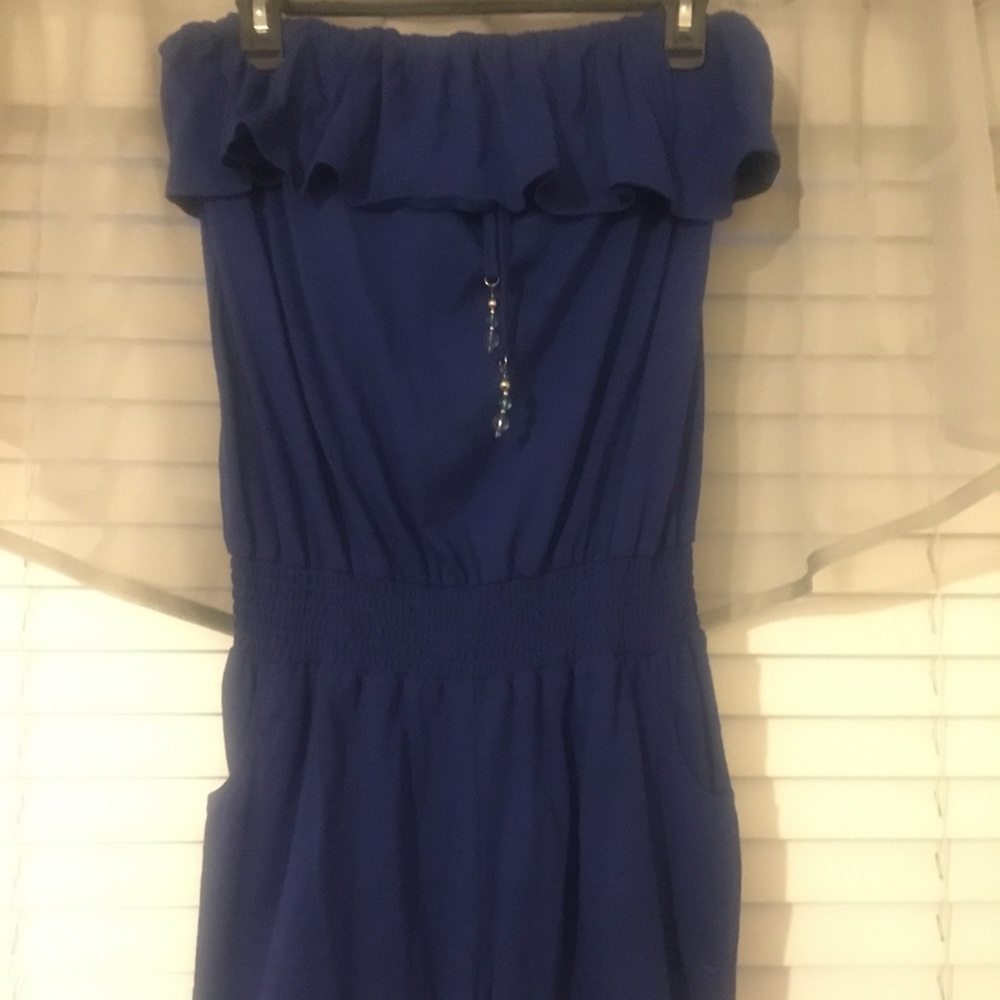 Selena Gomez ‘Dream Out Loud’ blue shorts romper